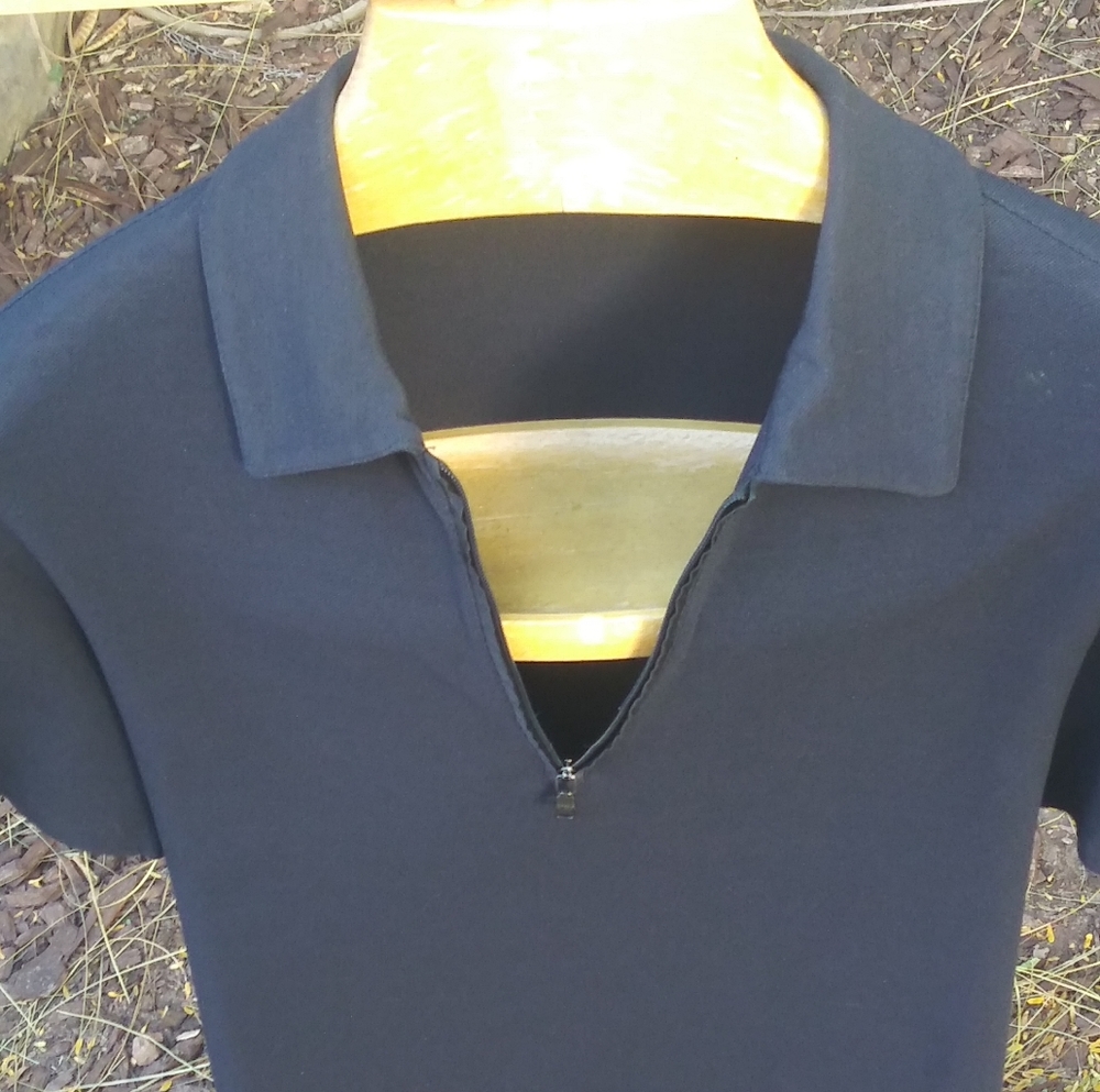 🆕 !!!!!!SOLD!!!!!!! Prada Milano Black Short Sleeve Polo - Picture 5 of 10